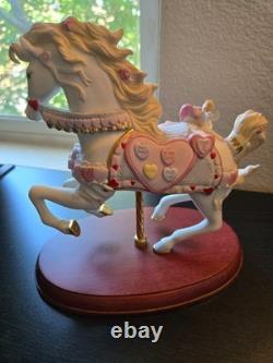 Lenox Carousel Horse Valentines Vintage Sweethearts Carousel Horse