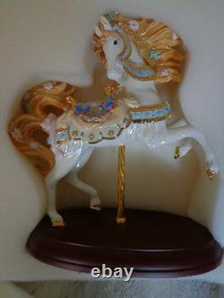 Lenox Carousel Spring Glory, 24 Karat Gold, Limited Edition, COA, Box New
