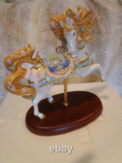 Lenox Carousel Spring Glory, 24 Karat Gold, Limited Edition, COA, Box New