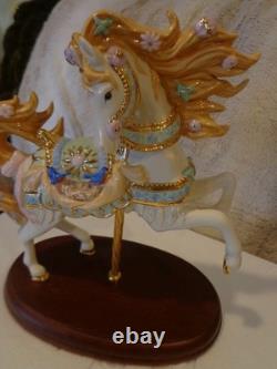 Lenox Carousel Spring Glory, 24 Karat Gold, Limited Edition, COA, Box New