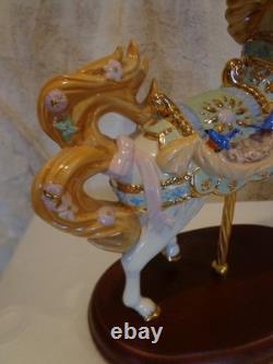 Lenox Carousel Spring Glory, 24 Karat Gold, Limited Edition, COA, Box New