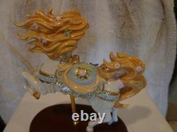 Lenox Carousel Spring Glory, 24 Karat Gold, Limited Edition, COA, Box New