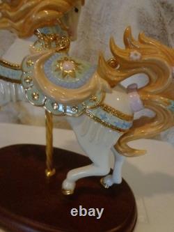 Lenox Carousel Spring Glory, 24 Karat Gold, Limited Edition, COA, Box New