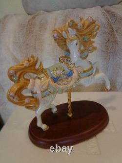 Lenox Carousel Spring Glory, 24 Karat Gold, Limited Edition, COA, Box New
