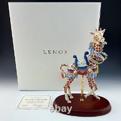 Lenox China GIRAFFE 2004 Carousel Horse Hand Painted Delicate Animal Only 3500