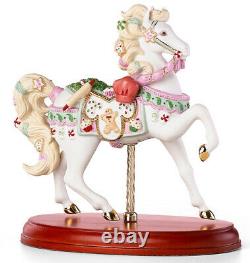 Lenox Christmas Horse Carousel Figurine 2017 Holiday Sweet Treats 866691 New