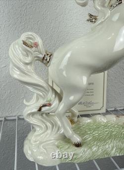 Lenox Classics The Regal Unicorn Crafted Ivory Fine China 24k Gold Accent
