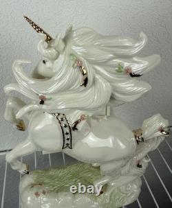 Lenox Classics The Regal Unicorn Crafted Ivory Fine China 24k Gold Accent