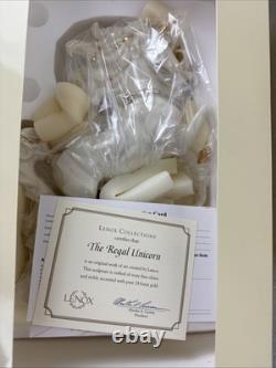 Lenox Classics The Regal Unicorn Crafted Ivory Fine China 24k Gold Accent