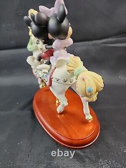 Lenox Disney Mickeys Carousel Horse Romance 2008 Figurine withMinnie Mouse New Box