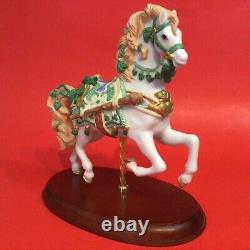 Lenox Irish Carousel Horse Figurine Shamrock St. Patrick's Limited Edition 1999