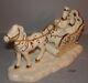 Lenox Mistletoe Park Series Horse And Sleigh Porcelain Figurine Retired