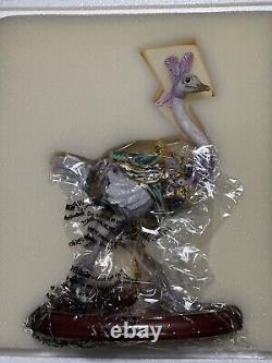 Lenox Ostrich Carousel Figurine Porcelain on Wooden Base Limited Edition