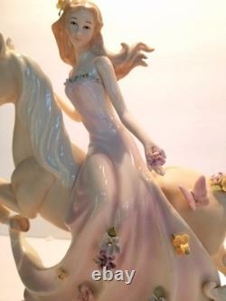 Lenox Palomino Princess Beautiful RARE Woman on Horseback Figurine NEW IN BOX