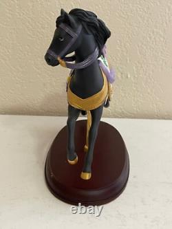 Lenox Porcelain 1993 Midnight Charger Black Carousel Horse Figurine