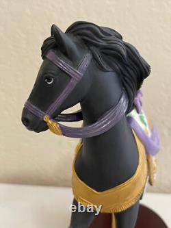 Lenox Porcelain 1993 Midnight Charger Black Carousel Horse Figurine