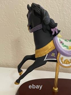 Lenox Porcelain 1993 Midnight Charger Black Carousel Horse Figurine