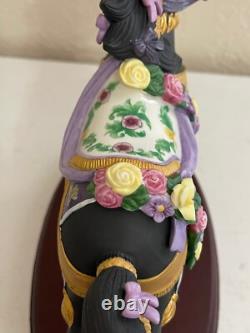 Lenox Porcelain 1993 Midnight Charger Black Carousel Horse Figurine