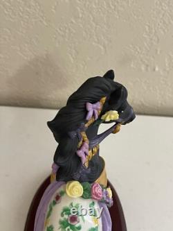 Lenox Porcelain 1993 Midnight Charger Black Carousel Horse Figurine