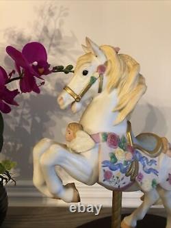 Lenox Porcelain Carousel Horse The Victorian Romance 1992 Limited Edition 13x14