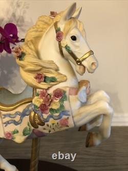 Lenox Porcelain Carousel Horse The Victorian Romance 1992 Limited Edition 13x14