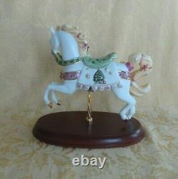 Lenox Porcelain Happy Holiday 2006 Carousel Horse Figurine Sculpture NIB