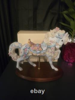 Lenox Ribbons and Roses Carousel Horse Limited Edition Fine Porcelain 1994 Rare