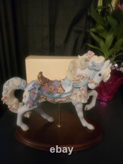 Lenox Ribbons and Roses Carousel Horse Limited Edition Fine Porcelain 1994 Rare