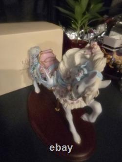 Lenox Ribbons and Roses Carousel Horse Limited Edition Fine Porcelain 1994 Rare