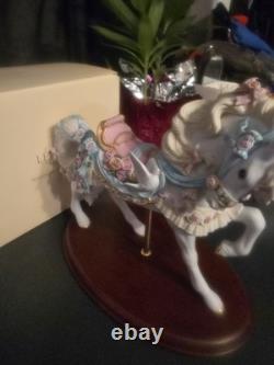 Lenox Ribbons and Roses Carousel Horse Limited Edition Fine Porcelain 1994 Rare