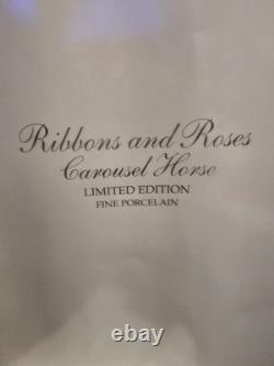 Lenox Ribbons and Roses Carousel Horse Limited Edition Fine Porcelain 1994 Rare