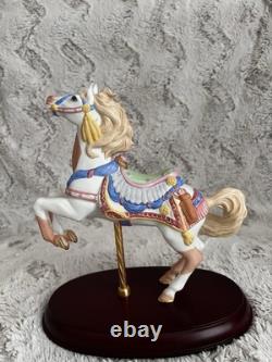 Lenox Ribbons and Roses Carousel Horse Porcelain Figurine