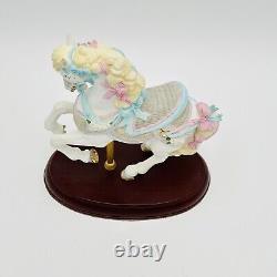 Lenox The Carousel Horse Legacy Edition Porcelain Figurine Ribbons Wooden Base