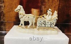 Lenox Village Treasures Mistletoe Park Series Horse & Sleigh Porcelain Figurine