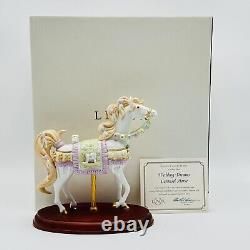 Lenox Wedding Dreams Carousel Horse Porcelain Figurine Wooden Base NEW IN BOX