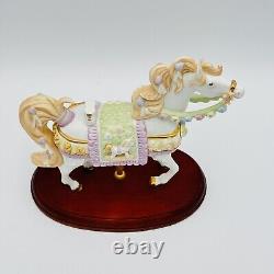 Lenox Wedding Dreams Carousel Horse Porcelain Figurine Wooden Base NEW IN BOX