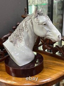Lladdro Porcelain Figurine 5544 Horse Head Bust Derby Winner Retired J. Alvarez