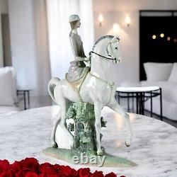Lladro 01004516 Woman on Horse Figurine #4516