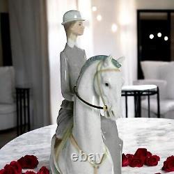 Lladro 01004516 Woman on Horse Figurine #4516