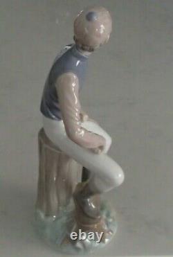 Lladro 1341 Male Jockey with horse saddle & crop LARGE & HEAVY MWOB, RV$840