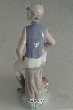 Lladro 1341 Male Jockey with horse saddle & crop LARGE & HEAVY MWOB, RV$840