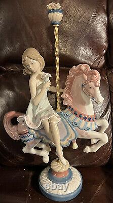 Lladro 1469 Girl on Carousel Retired! See Description! No Box! L@@K