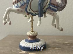 Lladro 1470 Boy on Carousel Horse MINT BOXED Canopy & Pole Retired Rare Spain