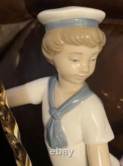 Lladro 1470 Boy on Carousel Retired! Mint Condition! Original Grey Box! L@@K