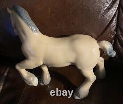 Lladro 14862 Horse Retired! Mint Condition! No Box! Glossy Finish! Rare