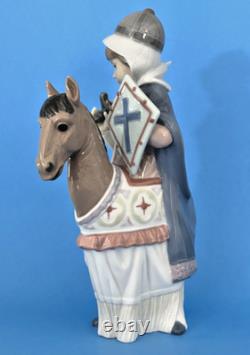 Lladro 6112 Medieval Lord Little Lord on Horse with Shield & Sword-MWOB, RV$470