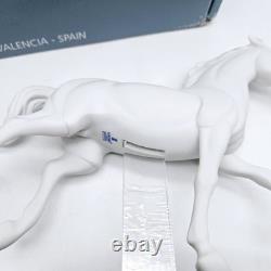 Lladro 6955 Movement Horse Gallop II Porcelain Figurine Matte 8 in Box
