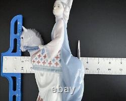 Lladro 9 Medieval Princess Lady #6113 Girl On Horse Porcelain Figurine