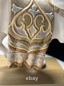Lladro A Regal Steed Horse 16 Matte With Enamel Blanket In Original Box