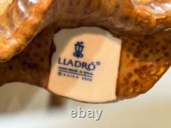 Lladro A Regal Steed Horse 16 Matte With Enamel Blanket In Original Box